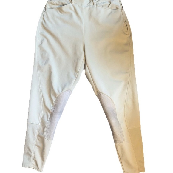 Ariat Women’s 30R Beige Pro Series Pants Pro Circuit Breeches Equestrian Riding - Picture 1 of 5